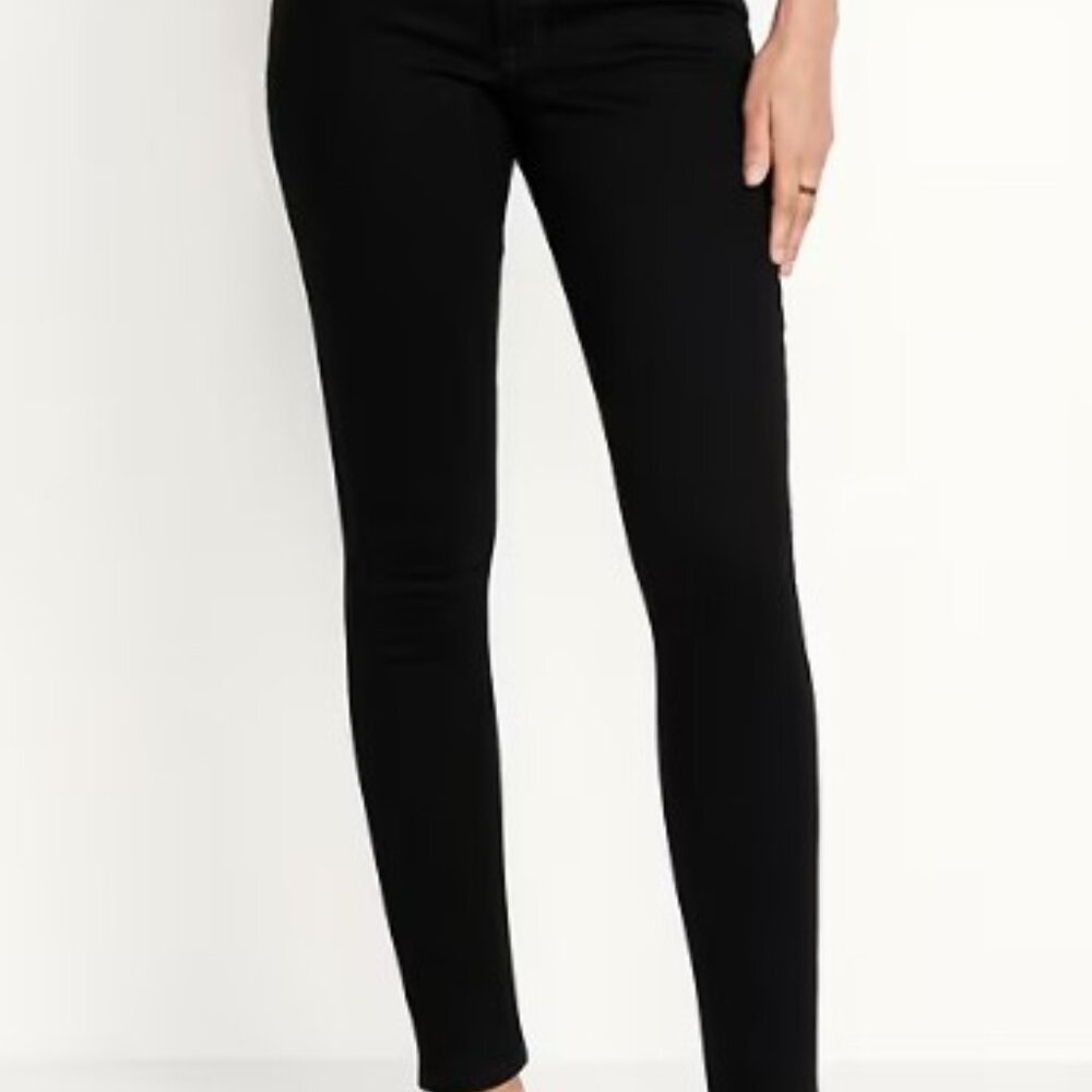 Old Navy midrise super skinny jeans, size 8, NWOT - Picture 6 of 7